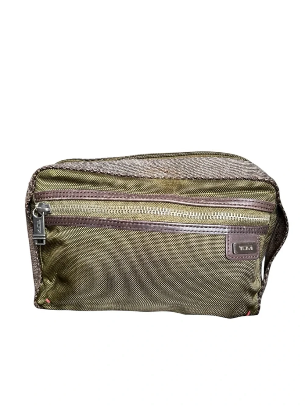 Tumi Olive Green Travel dopp kit